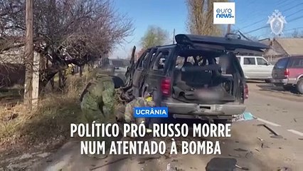 Kiev reivindica assassinato de político russo em Luhansk, no leste da Ucrânia