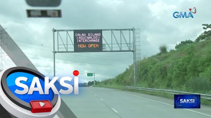 CALAX Silang (Aguinaldo) Interchange, bukas na at libre pang madaraanan sa ngayon | Saksi