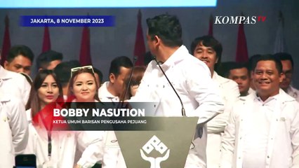 [FULL] Pernyataan Bobby Nasution Bersama Barisan Pengusaha Pejuang Dukung Prabowo-Gibran