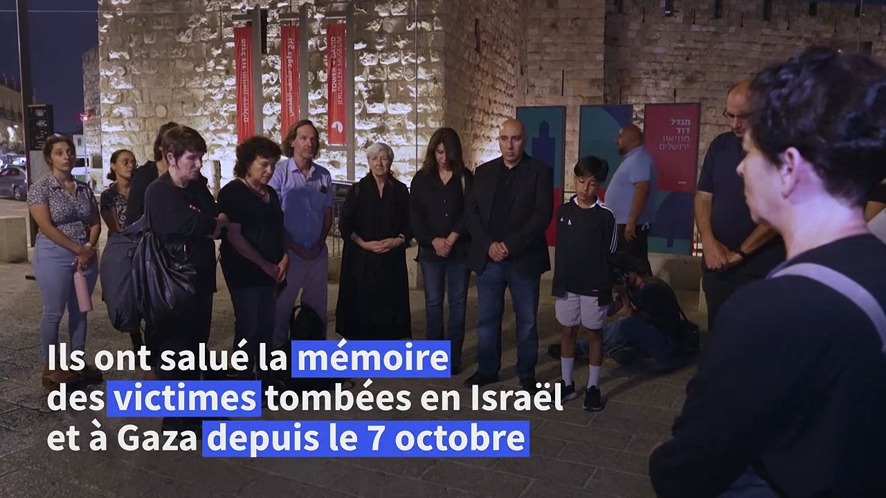"La violence doit cesser" : Israéliens et Palestiniens participent à une veillée à Jérusalem