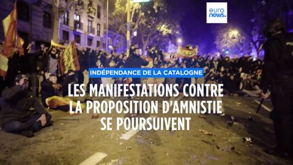 Espagne: l'extrême droite manifeste contre l'amnistie des indépendantistes catalans