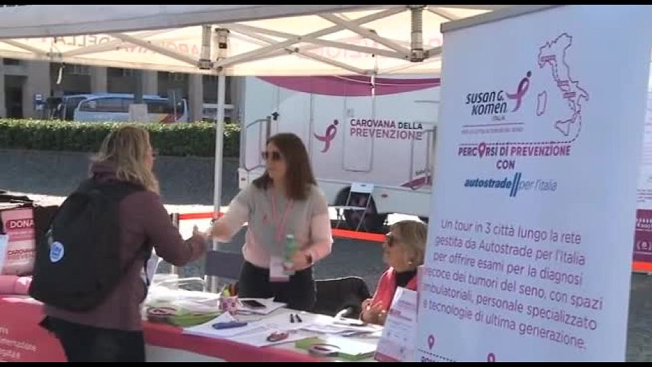 A Genova la Carovana della Prevenzione di Komen...