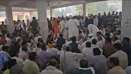 गुर्जर समाज की पंचायत बाबा बालकनाथ को दिया समर्थन, देखें वीडियो