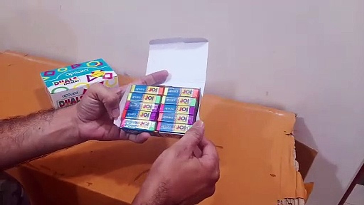 Unboxing and Review of apsara joi eraser, apsara dual eraser, apsara stripes eraser