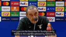 Sarri hits back at Mourinho ahead of Derby della Capitale