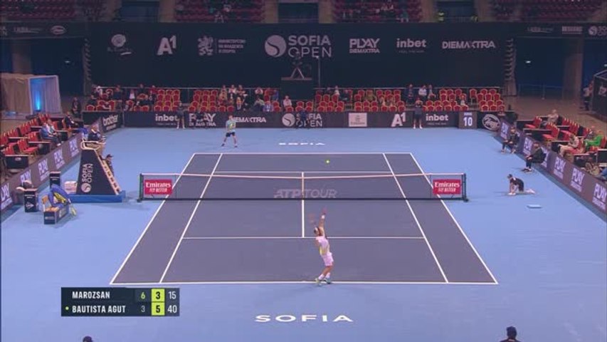 Sofia - Fabian Marozsan passe sur un fil face à Bautista Agut