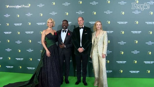 Prince William Hits the Green Carpet in Singapore for His Earthshot Prize Awards