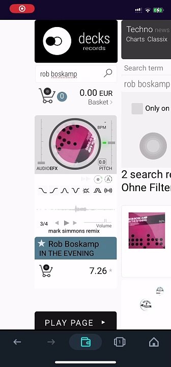 rob bosamp - in the evening (mark simmons remix)