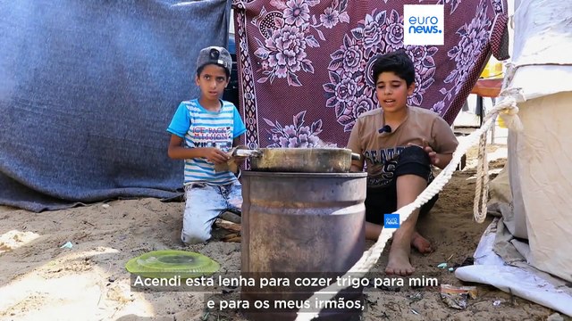 Durmo com fome, porque não há pão . Sobrevivência na Faixa de Gaza é cada vez mais difícil