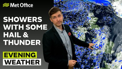 Met Office Evening Weather Forecast 08/11/23 – Plenty of showers to come