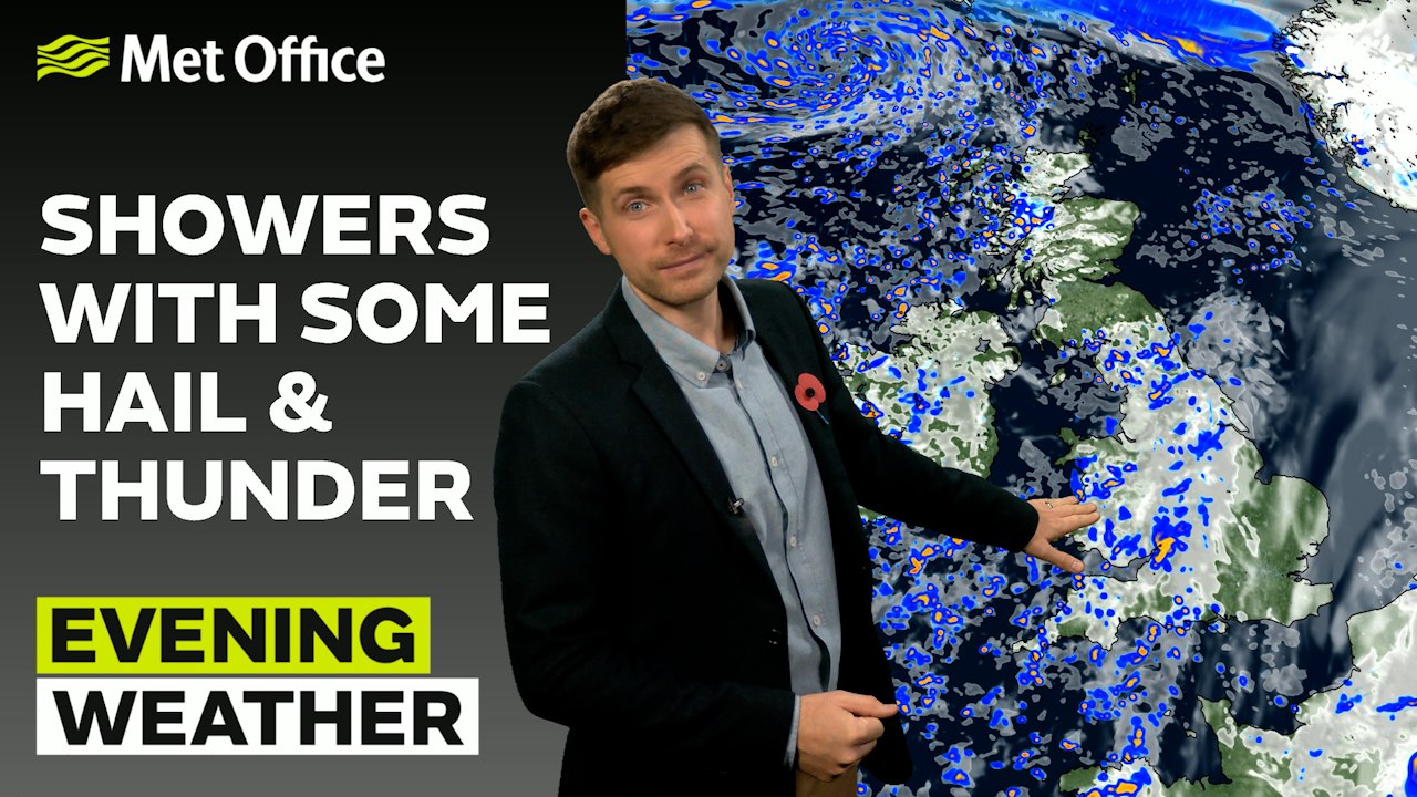 Met Office Evening Weather Forecast 08/11/23 – Plenty of showers to come