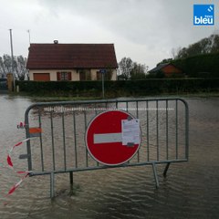 Favières en partie inondée