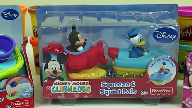 Mickey Mouse Clubhouse Bath Toys Minnie Mouse Goofy Donald Duck Cruiser Glider Water Pals! Old Cartoons