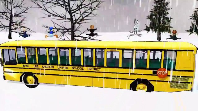 Wheels On The Bus by Bugs Bunny Donald Duck Elsa Anna and Kristoff
