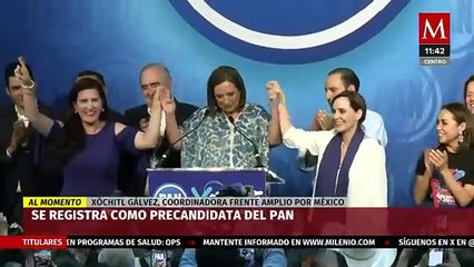 Xóchitl Gálvez se registra como precandidata del PAN a la presidencia