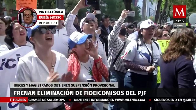 Jueces obtienen suspensión que evita eliminación de fideicomisos del Poder Judicial