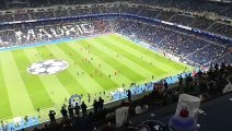 La afición del SC Braga anima a los suyos en la previa del partido frente al Real Madrid de Champions League