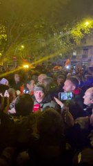 Dani Esteve, en las protestas de Ferraz el martes
