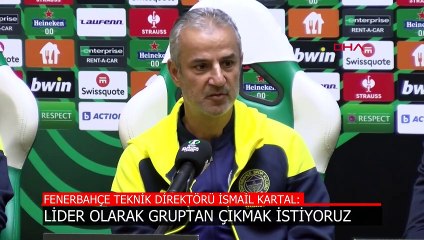 Download Video: İsmail Kartal, Ludogorets maçı öncesi konuştu: Gruptan lider çıkmak istiyoruz