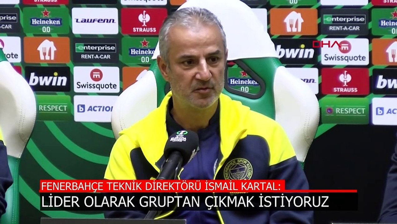 İsmail Kartal, Ludogorets maçı öncesi konuştu: Gruptan lider çıkmak istiyoruz