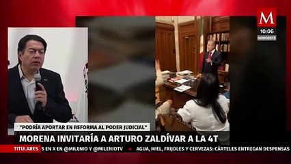 Morena le abre la puerta a Zaldívar, podría impulsar la reforma al Poder Judicial