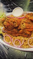 Chicken Chargha kay sath Pulao