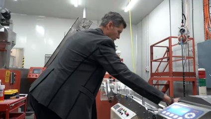 Factory processing used hotel soap into new bars