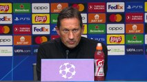Benfica coach Roger Schmidt on their 3-1 UEFA Champions League defeat to Real Sociedad and on their fans throwing flares