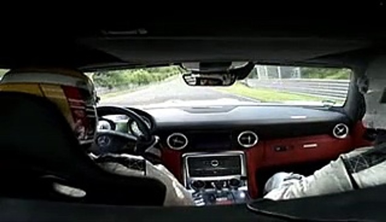 Feature: 2010 Mercedes-Benz SLS AMG Gullwing Nurburgring Hot Lap Video
