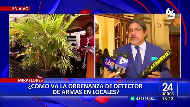 Miraflores: implementaran detector de armas en locales, pero negocios piden mayor seguridad