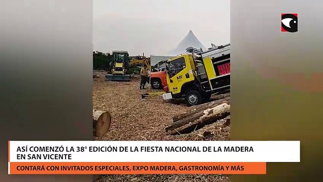 Así comenzó la 38° edición de la Fiesta Nacional de la Madera en San Vicente