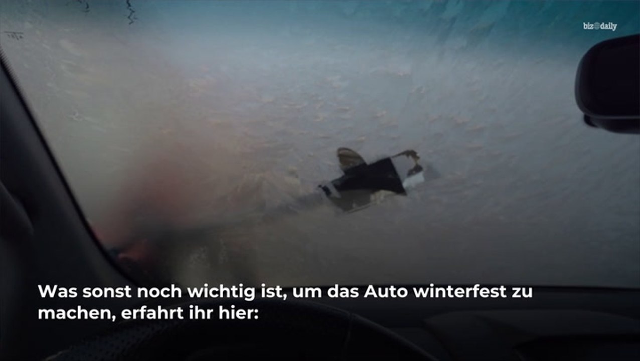 Das Auto winterfest machen? So geht's!