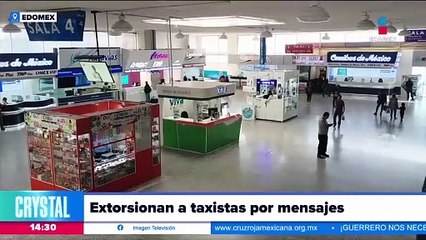 Taxistas del Estado de México son extorsionados por mensajes de texto