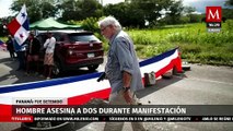 Hombre asesina a tiros a dos manifestantes durante protesta en Panamá