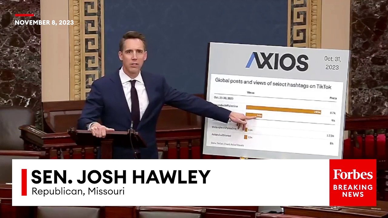 Josh Hawley And Rand Paul Battle Over Amendment To Ban TikTok From U.S.