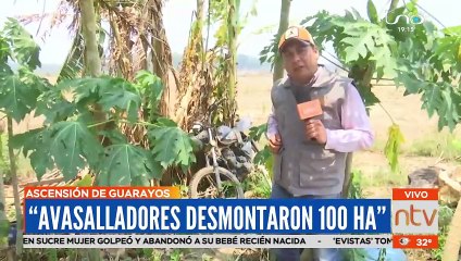 Operativo de 400 efectivos desalojan a avasalladores en Guarayos