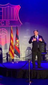 Laporta presenta Barça Games, la plataforma de videojuegos del club / CULEMANÍA