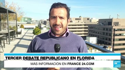 Informe desde Washington: así será el tercer debate republicano en Miami, Florida