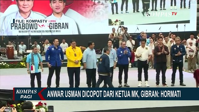 Ganjar-Mahfud, Muhaimin dan Gerindra Respons soal Pencopotan Anwar Usman dari Ketua MK