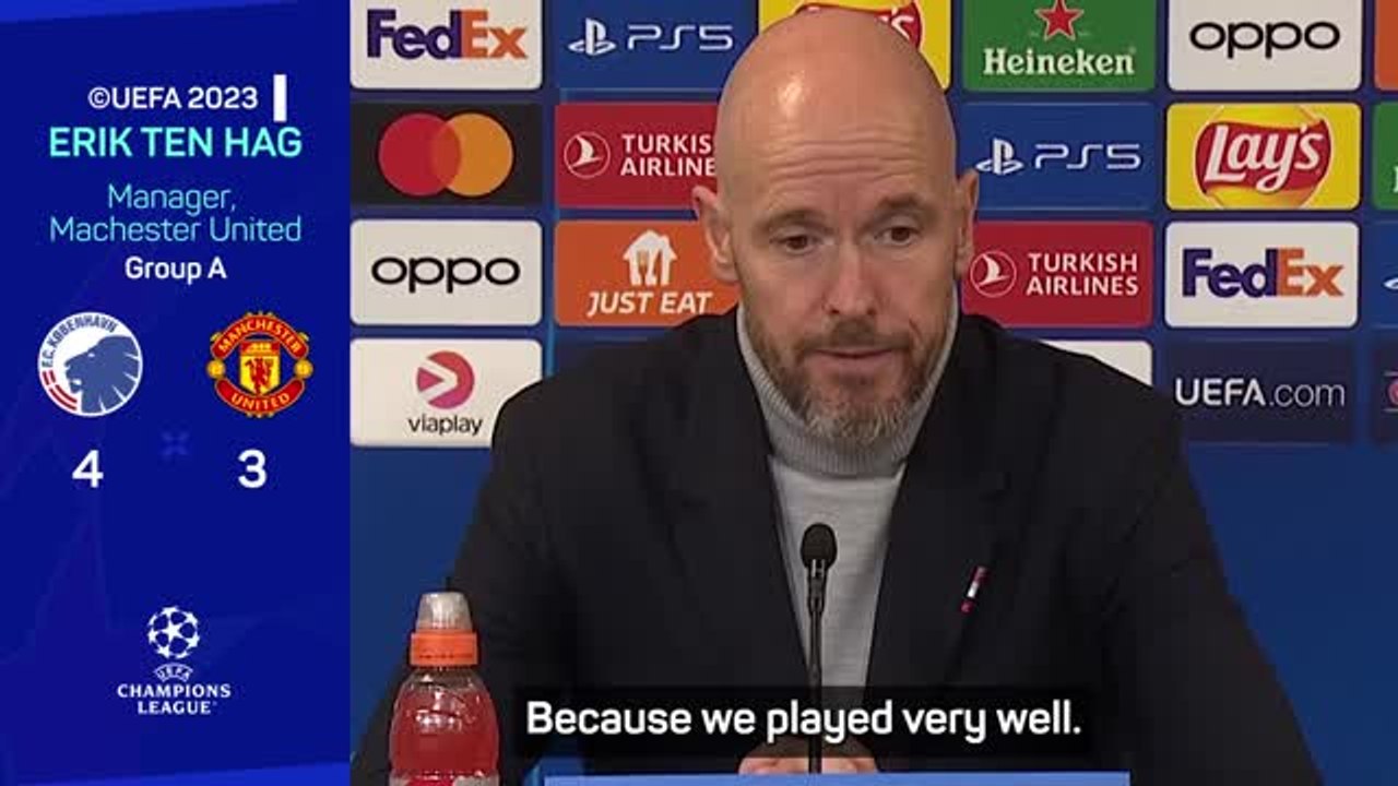 Ten Hag blames refereeing errors as Manchester...