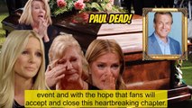 Big Shocker_ YR Spoilers Christine and everyone cry because Paul is dead - what'