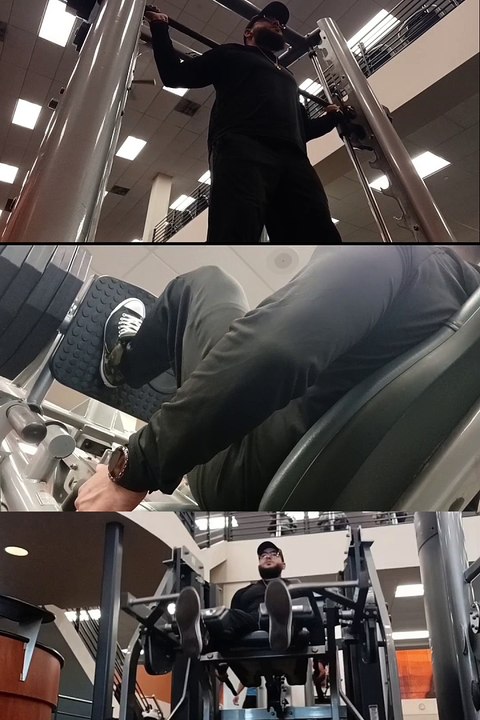 Workout Leg day short video.