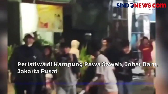 2 Kelompok Remaja Terlibat Tawuran di Johar Baru, Warga Ketakutan
