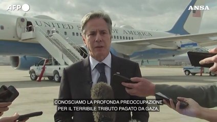 Blinken: "La situazione degli ostaggi a Gaza una priorita' per noi"