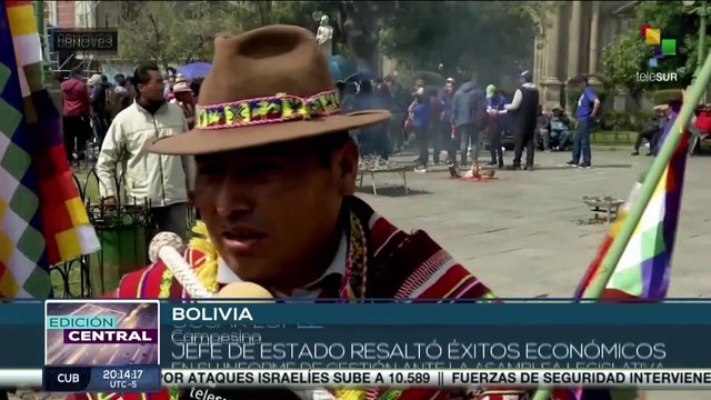 Pdte. de Bolivia, Arce: Nos encontramos entre las tres primeras economías de la región