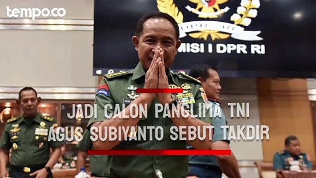 Baru Jabat KSAD Lalu Ditunjuk Jadi Calon Panglima TNI, Agus Subiyanto: Takdir, Hidup Ini Misteri