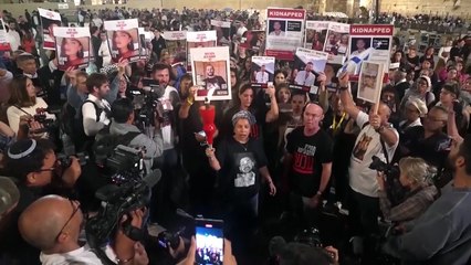 اورشلیم (بیت‌المقدس)؛ دعا برای آزادی گروگان‌‌های اسرائیلی حماس در پای دیوار ندبه