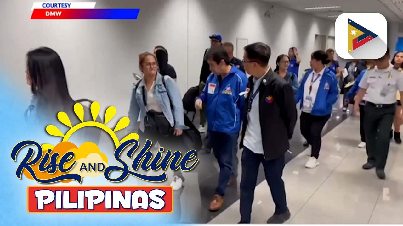 9 OFWs na inilikas mula sa Lebanon, dumating sa bansa