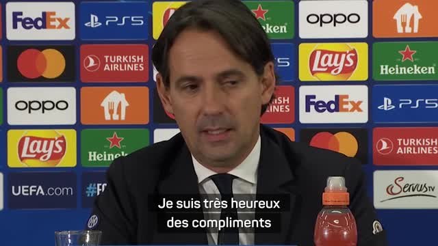 Gr. D - Inzaghi heureux des compliments de Guardiola et de la qualification