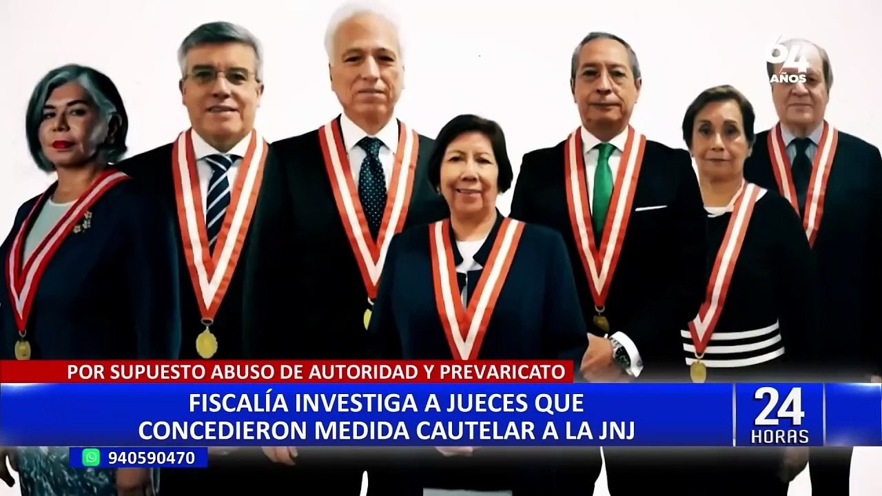 Fiscalía abre investigación contra jueces que suspendieron proceso de remoción de miembros de la JNJ